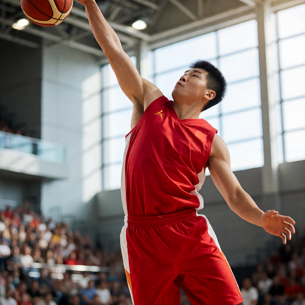篮球比赛精彩瞬间
